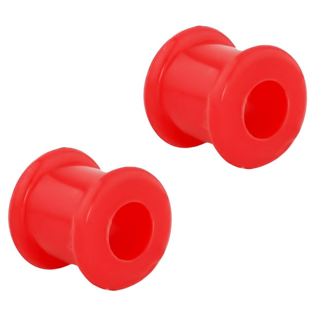 Inspiration Dezigns Red Brilliant Sparkles Color Body Single Flared Plugs Sold as Pairs 